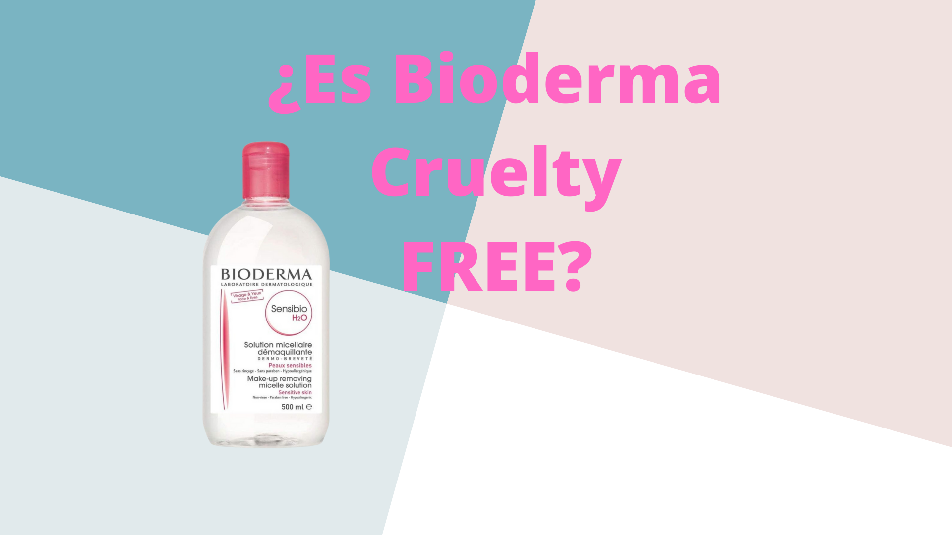 Bioderma cruelty free